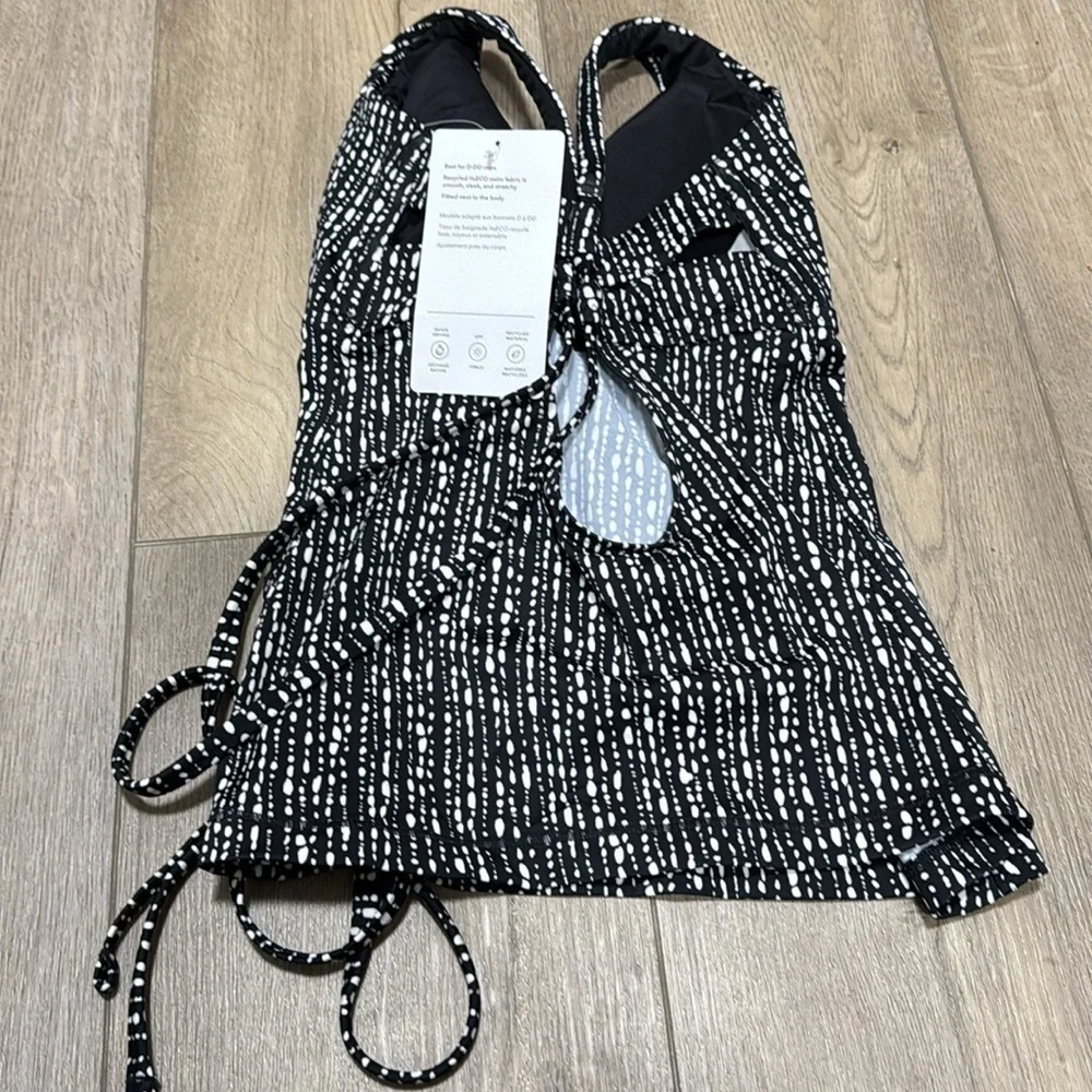 NWT! Athleta Rice Pearls Triangle Tankini Top D-DD - Size XS 🏝️